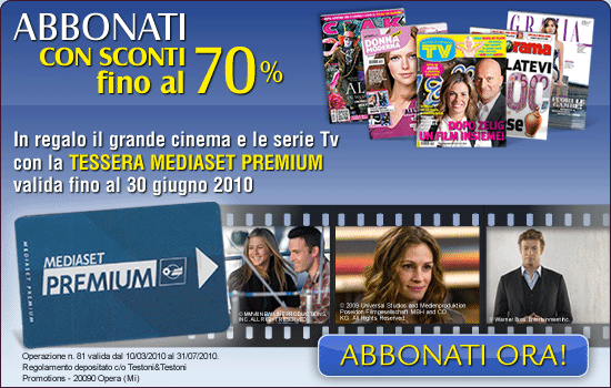 Offerta Mediaset Premium