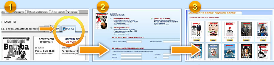 SCEGLI, ACQUISTA E LEGGI UN ABBONAMENTO DIGITALE: TI BASTANO POCHI CLICK!