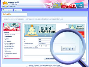 Clicca su INVIA per spedire subito la tua e-card!