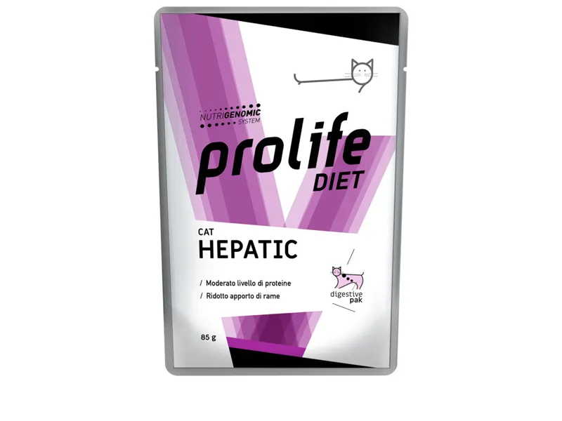 prolife diet hepatic umido gatti