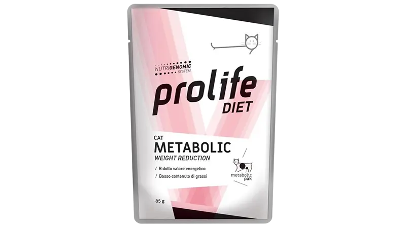 COVER Prolife Diet Metabolic Weight Reduction Umido per Gatti