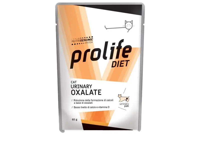 prolife diet urinary oxalate umido gatti