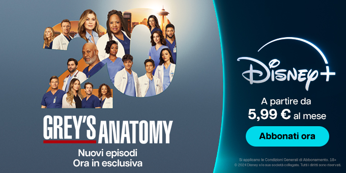 Grey's Anatomy in esclusiva su Disney+