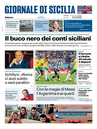 COVER Giornale di Sicilia Digitale