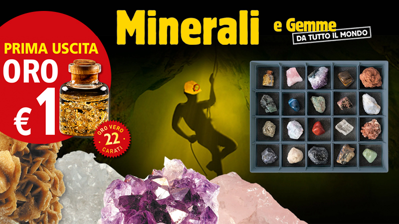 COVER Collezione Minerali e Gemme - Abbonamento Premium