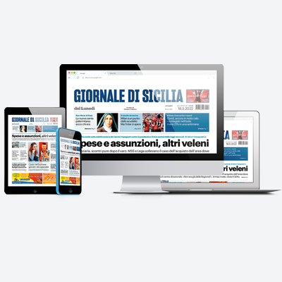 COVER GIORNALE DI SICILIA EDITOR POLI